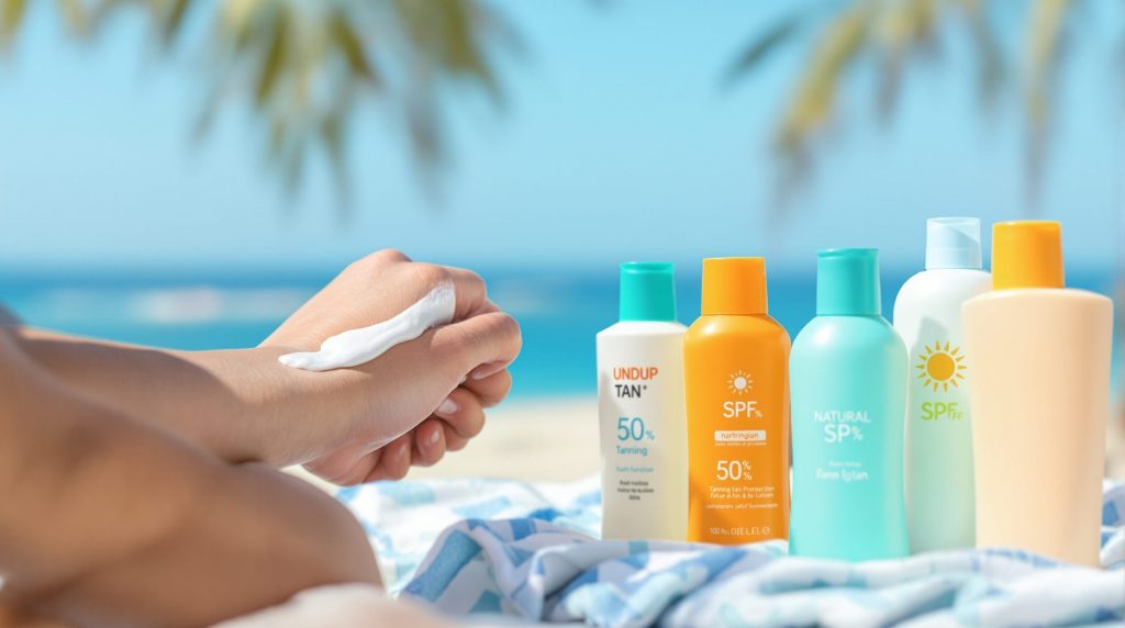 crema bronceadora