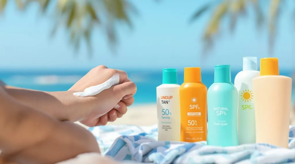 crema bronceadora