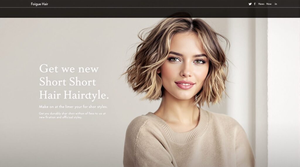 muy moderno pelo corto mujer