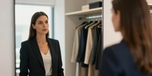 look cena navidad empresa mujer